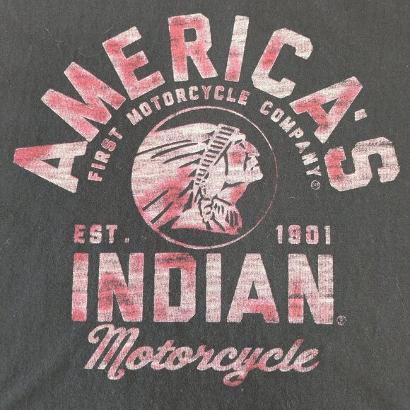 Indian Motorcycle T-Shirt - America's First Motorcycle Company - Picture 5 of 9